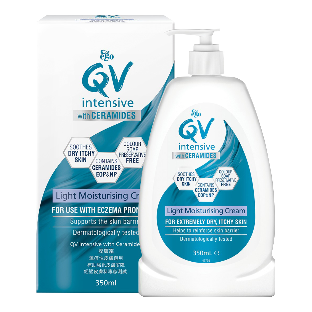 QV Intensive with Ceramides – Light Moisturising Cream