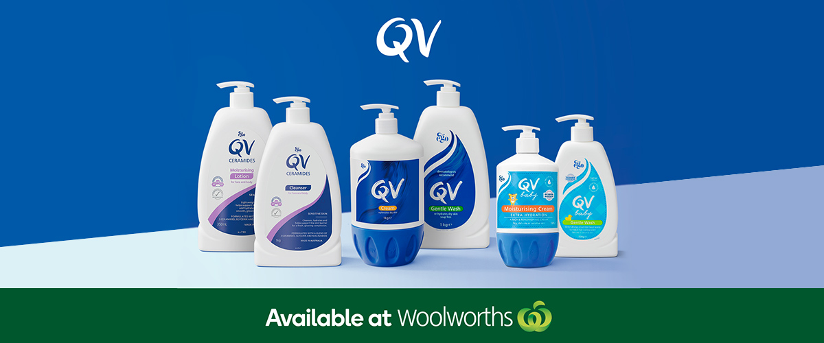 QV Skincare Now In Woolworths